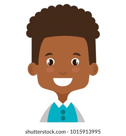cute and little african boy