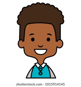 cute and little african boy