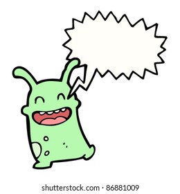 cute little alien cartoon