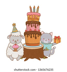 cute little animals cartoon