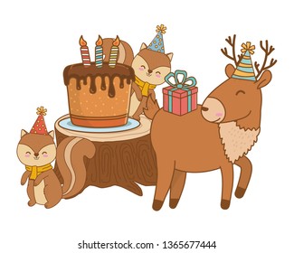 cute little animals cartoon