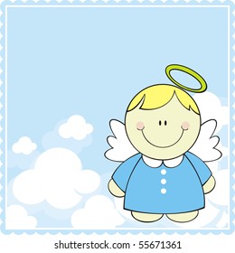 Bautizo Angel Nina Stock Illustrations Images Vectors Shutterstock