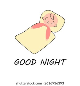 Cute little baby, kids card print template, posters for baby room, baby shower, greeting card, kids and baby t-shirts and wear. Vector illustration EPS10 
