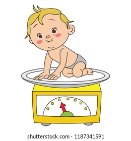 Download Child Weighing Scale Images, Stock Photos & Vectors ...