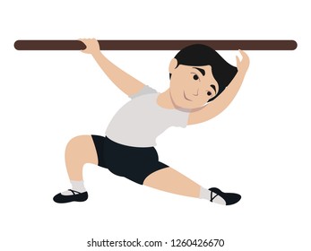 Ballet barre boy Stock Illustrations, Images & Vectors | Shutterstock