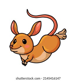 Cute little bandicoot cartoon character