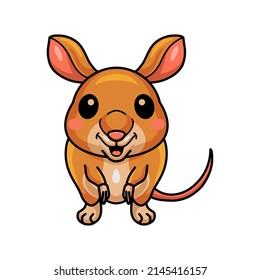 Cute little bandicoot cartoon character