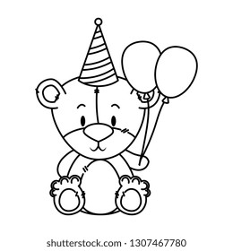 cute little bear character