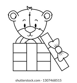 cute little bear character