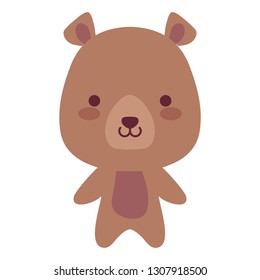 cute and little bear character