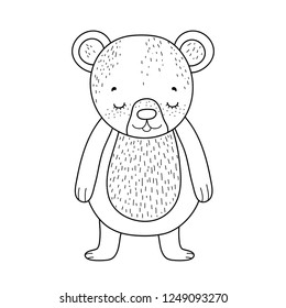 cute little bear icon