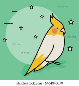 cute little bird adorable mascot