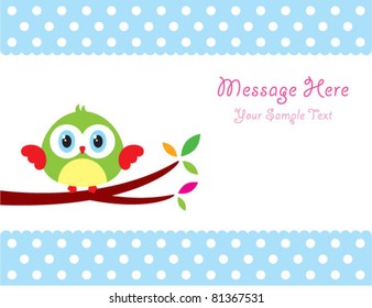 cute little bird message