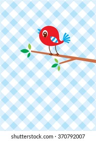 cute little bird vector