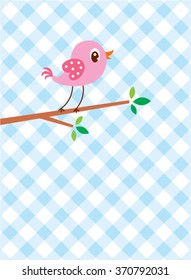 cute little bird vector
