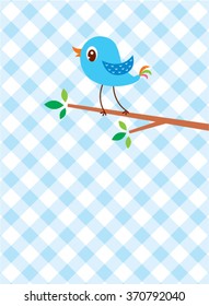 cute little bird vector