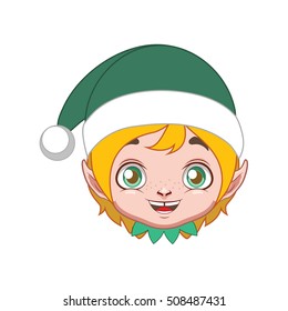 Cute little blonde elf portrait