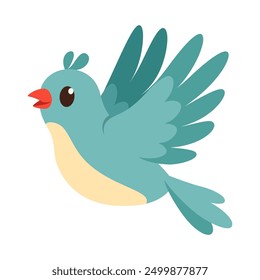 cute little blue bird with good quality and good design