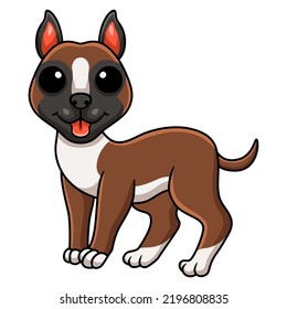 Cute Little Boxer Dog Cartoon