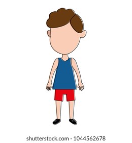 cute and little boy