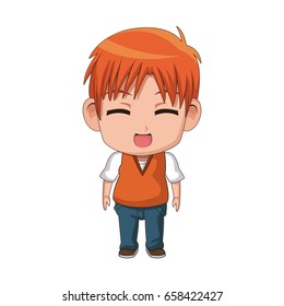 cute little boy anime facial expression image