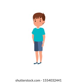 cute little boy avatar character vector illustration design