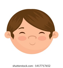cute little boy baby head