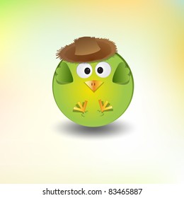 cute little boy bird