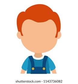 cute and little boy character