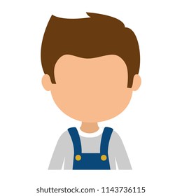 cute and little boy character
