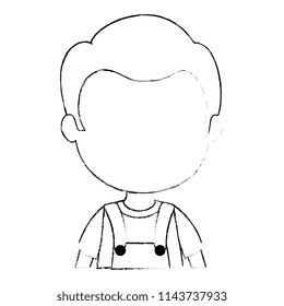 cute and little boy character