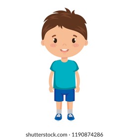 cute and little boy character