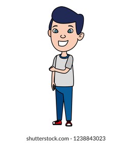 cute little boy character