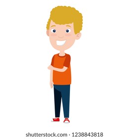 cute little boy character
