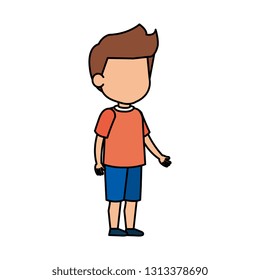 cute little boy character