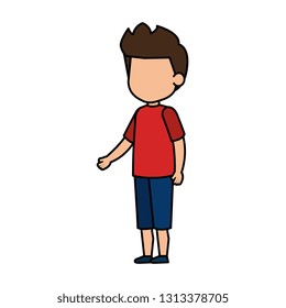 cute little boy character