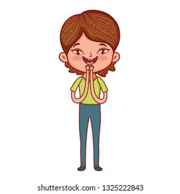 cute little boy character