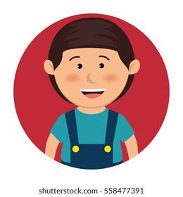 cute little boy character