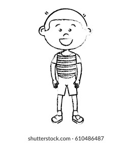 cute little boy character