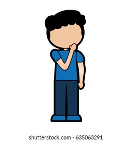 cute little boy character
