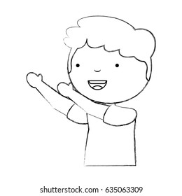 cute little boy character