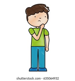 cute little boy character