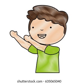 cute little boy character