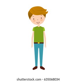 cute little boy character
