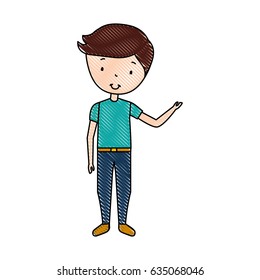 cute little boy character