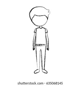 cute little boy character