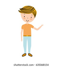 cute little boy character