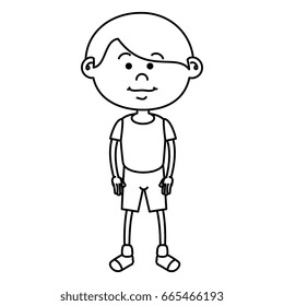 cute little boy character