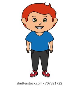cute little boy character
