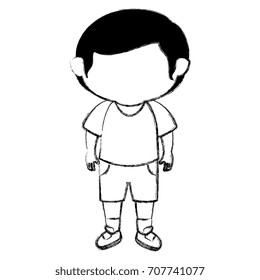cute little boy character